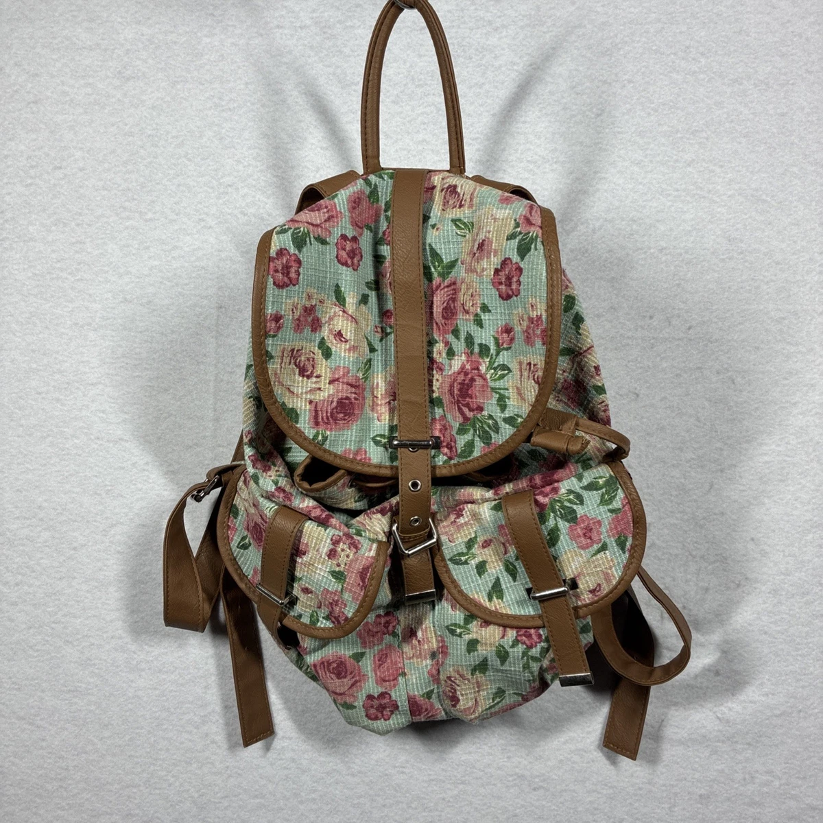 Large NWOT MUDD Vintage Style Floral Backpack Mudd Floral Backpacks | Mercari main image 4