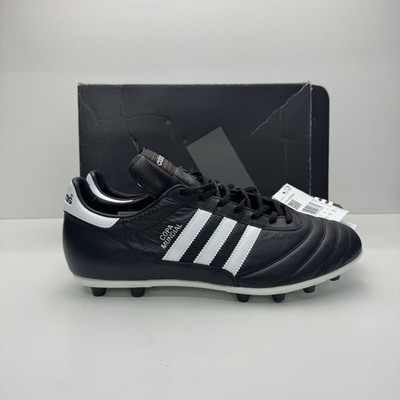 Adidas Copa Mundial FG Schwarz Weiß Leder Fußballschuhe UK 12 Neu Mit Etikett