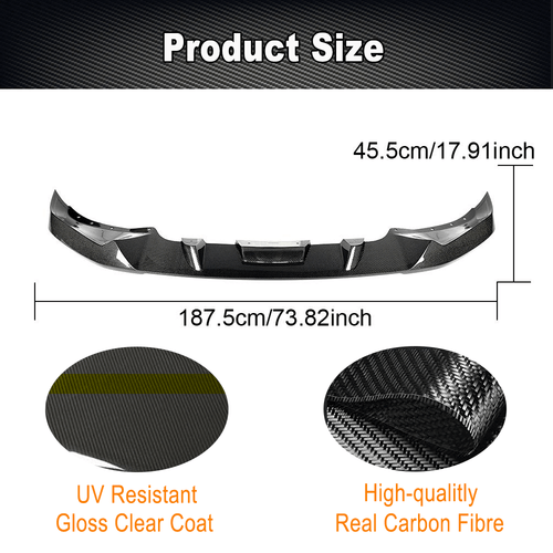 Carbon Frontlippe Frontspoiler Frontansatz Passt für BMW X5 G05 LCI M-Paket 23UP - Picture 7 of 10