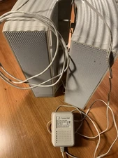 Vintage Packard Bell Multimedia CRT Computer Monitor Speakers 160120 Granite