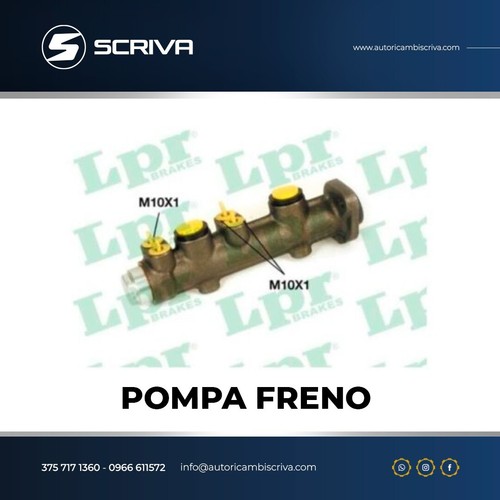 6757 Bremsenpumpe Hauptbremszylinder Für Fiat Uno cc 900 100 1100 Benz 1700 D - Bild 1 von 1