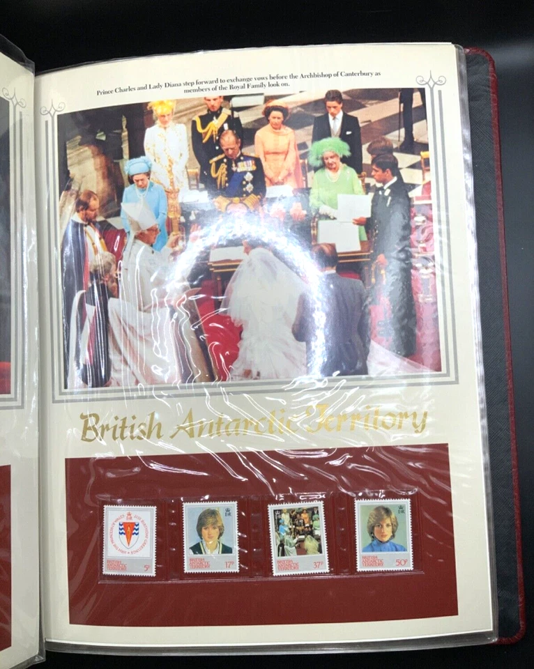 Fotos de estampillas de Carlos y Diana de la colección de paneles filatélicos de la boda real Foto 4 de 4
