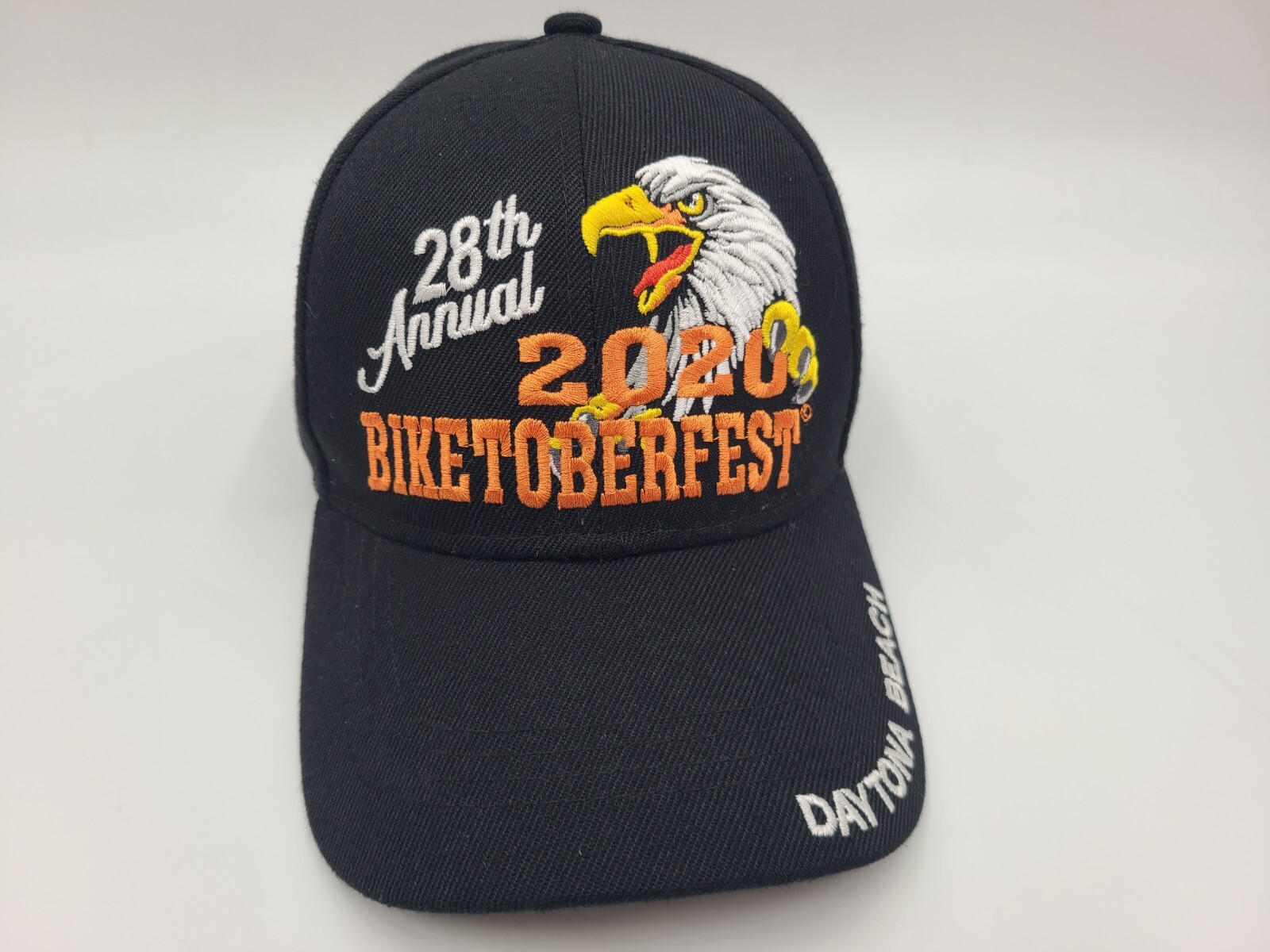 2020 28th Annual Biketoberfest Daytona Beach Eagle Adjustable Hat Cap Men Women