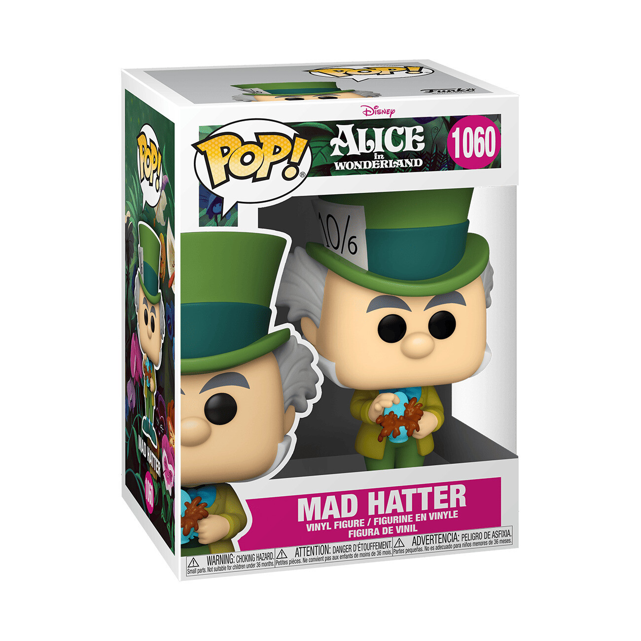 Funko Pop! Disney: Alice in Wonderland 70th Mad Hatter Vinyl Figure W Protector