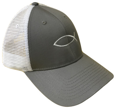grey golf cap