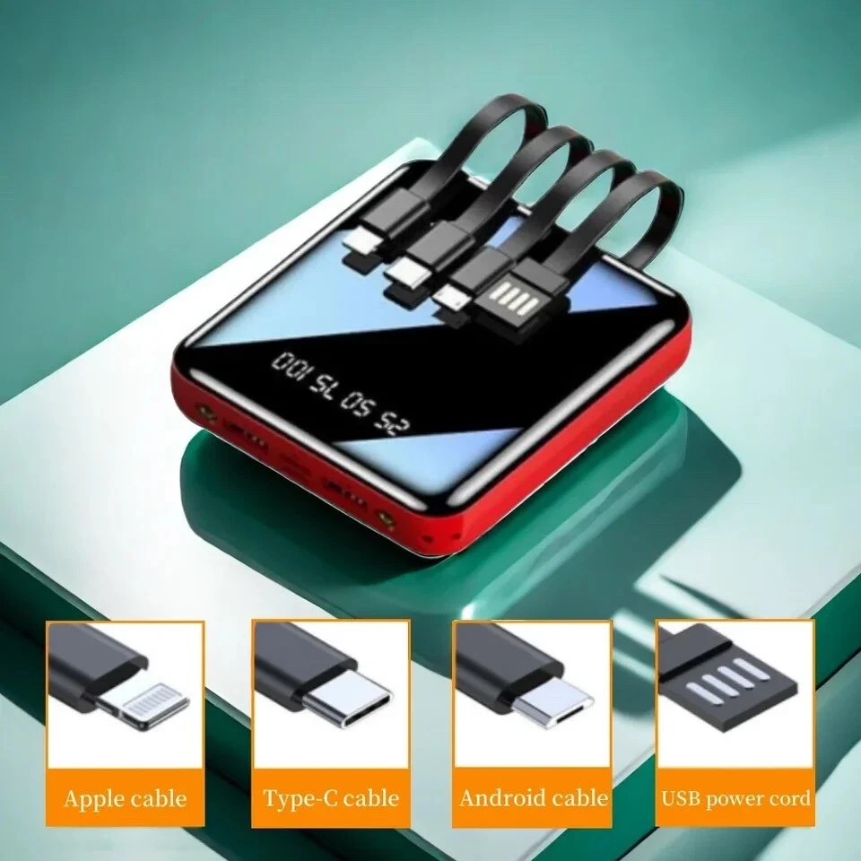 20000mAh Power Bank Portable Fast Charger Battery Pack 2USB LED For Mobile Phone - Image 2 of 4