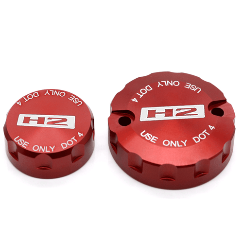 Tapas de cubierta de depósito de embrague de freno delantero CNC para KAWASAKI NINJA H2 H2R H2SX 2020 - Imagen 11 de 11