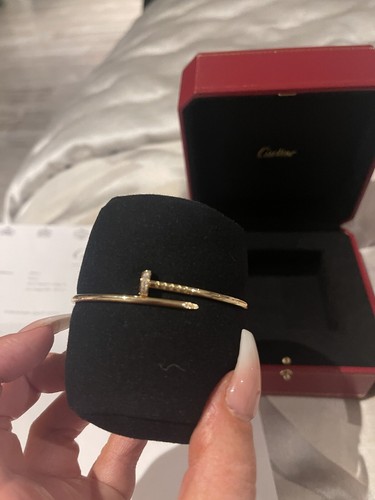 Authentic Cartier Juste Un Clou Yellow Gold Diamonds | eBay