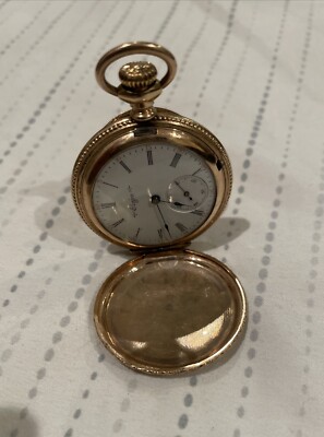 Elgin 943360 Pocket Watch Crescent 20 Years Pat-CWC .co Planet