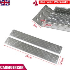 Non-Slip Loading Ramps Galvanized Steel 400 kg for Trailers Vans Motorbike x 2