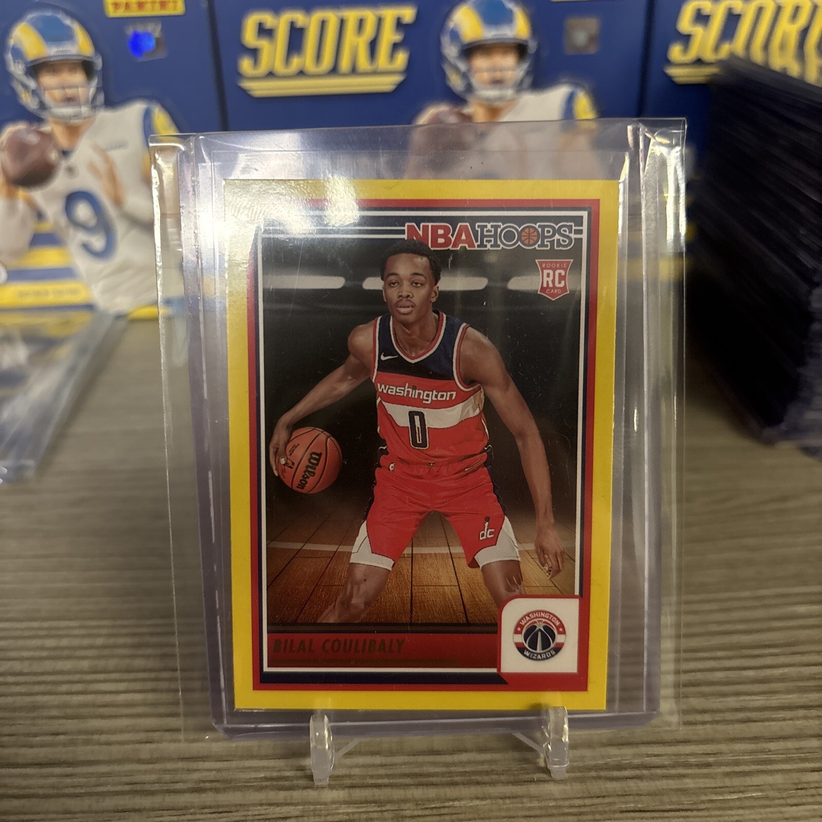2023-24 Panini NBA Hoops - Rookies Yellow #276 Bilal Coulibaly (RC)