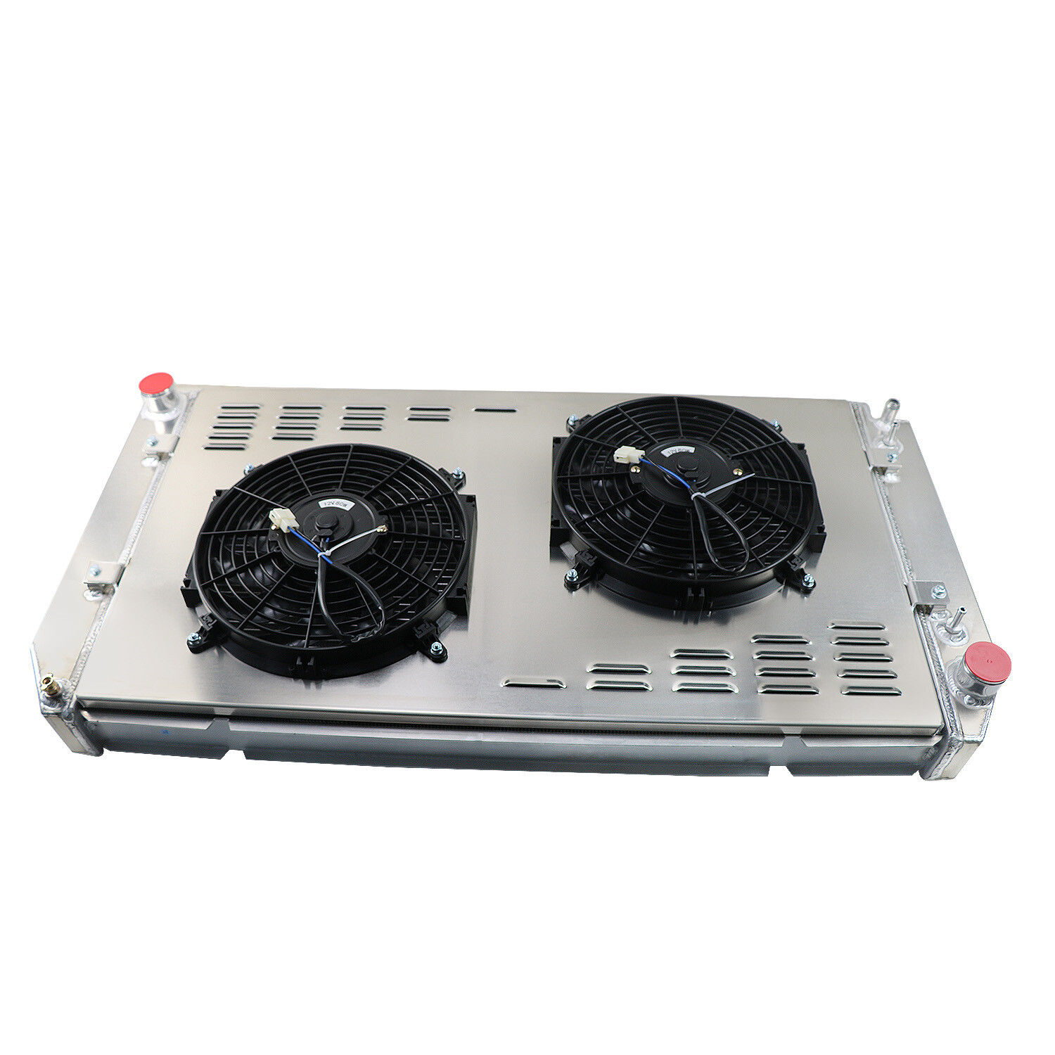 4 Rows Radiator+Shroud Fan Kit Fits 1994-2000 Chevrolet C1500 C2500 C3500 6.5 V8