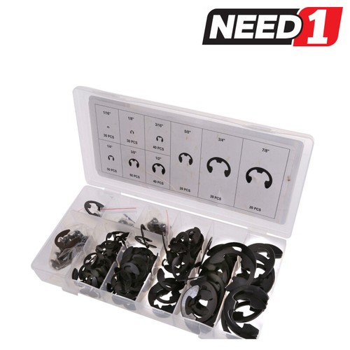 JMV 300pc E-Clip Assortment in PVC Storage Box - Picture 2 of 4