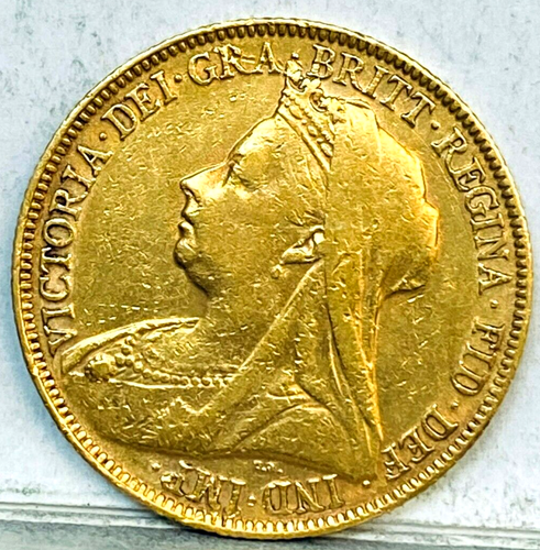 AUSTRALIA 1899 P GOLD PERTH SOVEREIGN LOW MINT KEY DATE HIGH GRADE RARE #13 - Picture 2 of 2