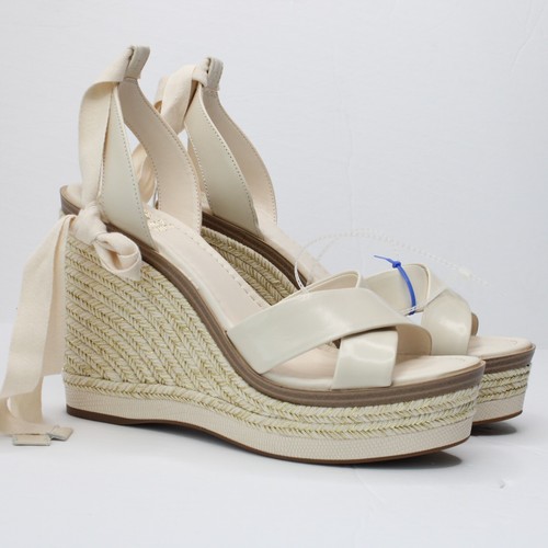 Vince Camuto Keilabsatz beige cremefarbene Damen US-Größe 10 neu 98 $