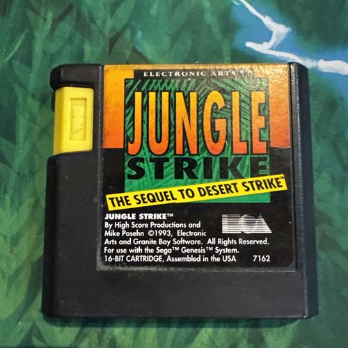 Jungle Strike - SEGA Genesis Cartridge