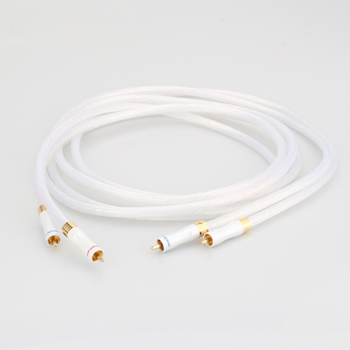 6N OCC Silver Plated RCA Cable Analog Cable Hi-Fi Audio Amp Interconnect Cable - Picture 3 of 10