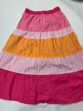 Gymboree Popsicle Party Tiered Color BlocK Skirt 5 RARE