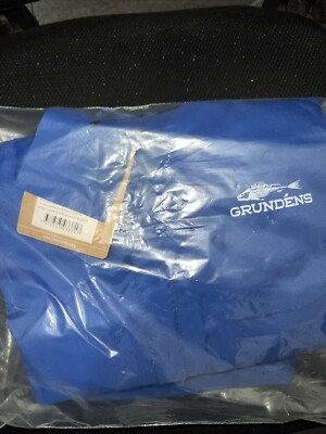 Grundéns Weather Watch Hooded Fishing Jacket, Glacier Blue - X-Small