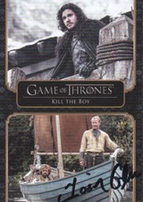 Iain Glen &middot; Game of Thrones &middot; Jorah Mormont &middot; Sammelkarte &middot; Autogramm