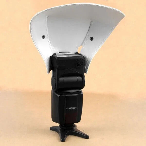 Flash Diffuser Bounce Reflector Universal for Canon Nikon Sony Godox Neewer WB - Image 3 of 4