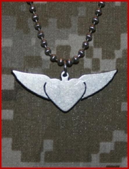 GI JEWELRY, U.S. Military, SUFISM REO Pendant with 24" Beaded Chain