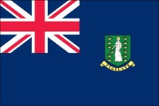3x5 Foot 90x150 cm British V.I. Polyester Indoor/Outdoor Flag w/Two Grommets