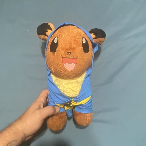 Peluche BaB Costruisci Un Orso Pokemon Eevee con Camicia con Cappuccio Camicia Rara da Collezione - Foto 4 di 8