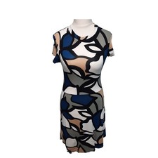 ex New Look Ladies 3/4 Sleeve Summer Work Office Formal Short Dress Size 8 10-16