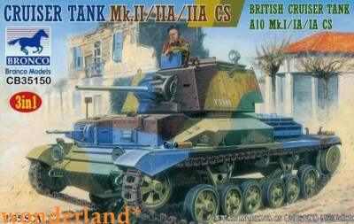 Bronco CB35150 1/35  British Cruiser Tank Mk.II,/IIA/IIA CS
