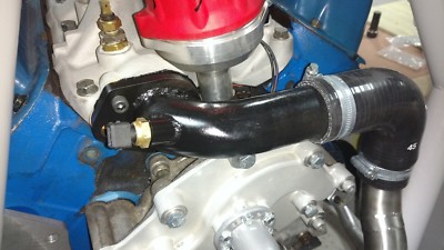 Ford Small Block V8 Thermostat flange - S. Steel - Mustang, GT40, TVR EH0004