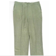 Alfred Dunner Women Pants 12 Celery Green Straight Leg Pull Up On Proportioned M