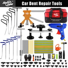 Pdr Paintless Dent Removal Kit Puller Steel Dent Repair Rods Glue Gun Diy Tools