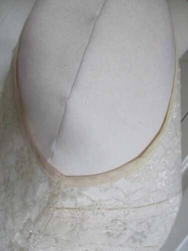 Jones + Jones- Ivory lace, open back, sleeveless, skater dress -UK10 - Picture 15 of 15