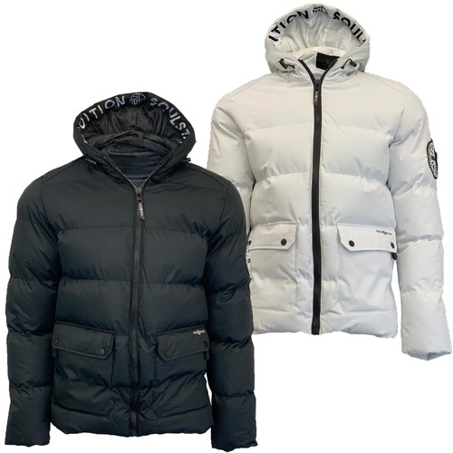Mens Longline Parka Jacket By Soul Star 