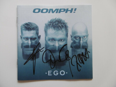 Oomph! Autographs signed CD booklet ''Ego''