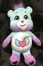 Care Bears 2022 Dream Bright Bear Plush 9" With Sparkle Eyes and Tummy