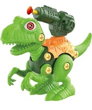 DIY Model Stem Dinosaur Toy Take Apart Dinosaur Building Toy Green 32 Pcs