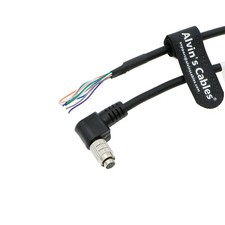 Hirose 8 Pin Female HR25-7TP-8S Right Angle to Open End High Flex Cable for IDS