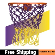 Basketball Hoop Net Heavy Duty -Grade - Popular Team Colors - Standard Indoor or