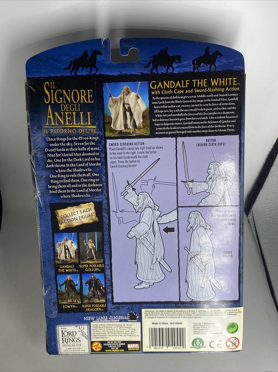 Gandalf the White Toy Biz Action Figure - The Return of the King