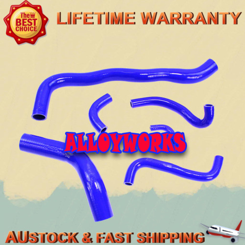Silicone Radiator Hoses Pipe Fits Nissan 1988-12 Patrol Y60 4.2L GQ TB42E Petrol - Picture 1 of 14