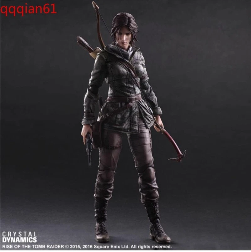 25CM Play Arts kai Tomb Raider Lara Croft Collectible Model Action Figure Toys - Image 3 of 4