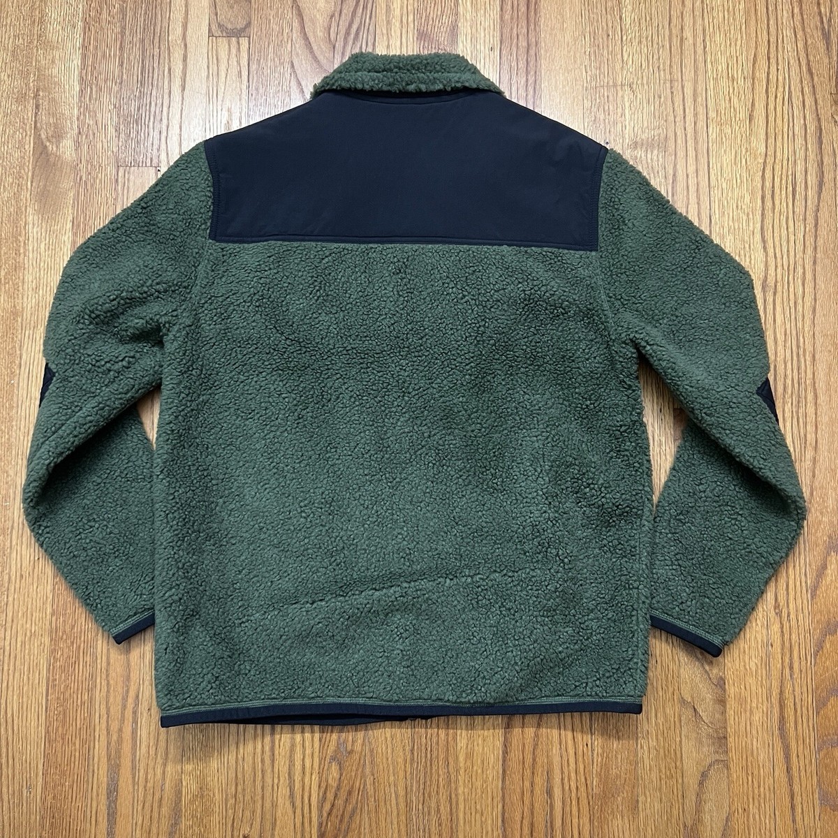 Polo Ralph Laruen Men's Performance Dark Green/Black Sherpa Jacket