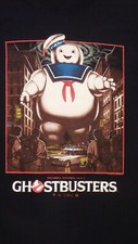 Ghost Busters Stay Puft Marshmallow Man T-Shirt size Large Fun Graphics