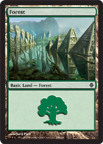 Unopened FOREST #246 X4 4X Rise of Eldrazi MTG Cards DJMagic