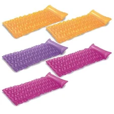 Intex - Tote-N-Float Wave Inflatable Air Mat, (90 inches X 34 inches), (Colors M