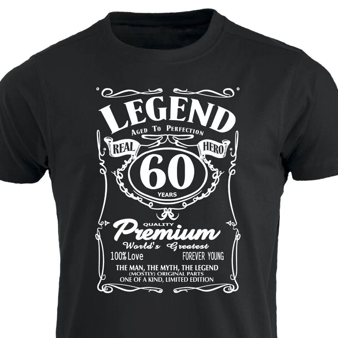 60th Anniversaire 60 Ans Geek Drôle Maths Homme Coton T-Shirt