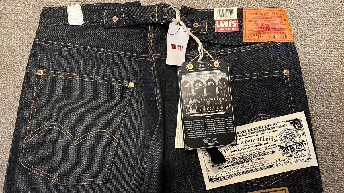 LEVI'S LVC 15 501XX アメリカ製W34 L36 ビンテージ新品 LEVI'S LVC 15 501 XX Made in the USA W 34L36 | eBay