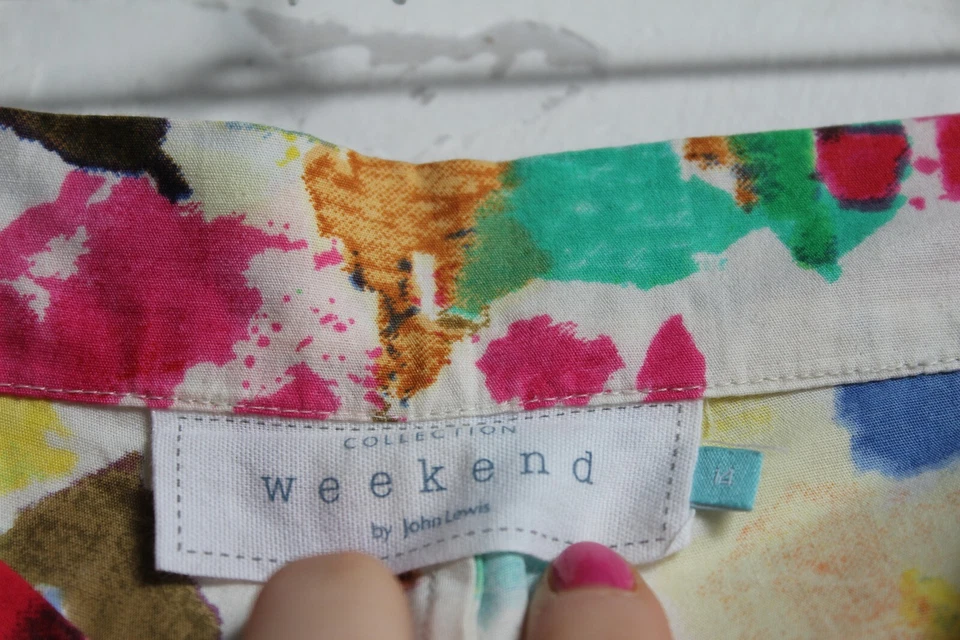 John Lewis Weekend Womens Floaty  Skirt - Multi - Size 14 (a9) - Image 3 of 4